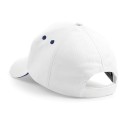 Casquette bicolore 5 panneaux en coton drill
