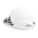 Casquette grand prix avec broderie du drapeau à damier