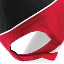 Casquette bicolore 5 panneaux en coton brossé