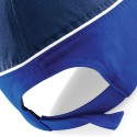Casquette bicolore 5 panneaux en coton brossé