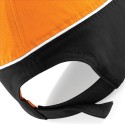 Casquette bicolore 5 panneaux en coton brossé