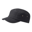 Casquette armée vintage en coton lourd délavé
