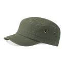 Casquette armée vintage en coton lourd délavé