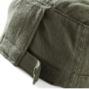 Casquette armée vintage en coton lourd délavé