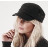 Casquette armée vintage en coton lourd délavé
