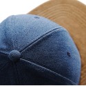 Casquette avec visière en daim