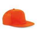 Casquette style rappeur 5 panneaux en coton brossé