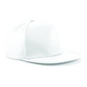 Casquette style rappeur 5 panneaux en coton brossé