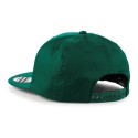 Casquette style rappeur 5 panneaux en coton brossé