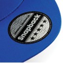 Casquette style rappeur 5 panneaux en coton brossé