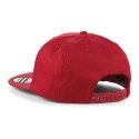 Casquette style rappeur 5 panneaux en coton brossé
