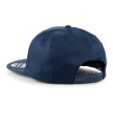 Casquette style rappeur 5 panneaux en coton brossé