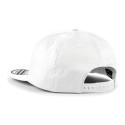 Casquette style rappeur 5 panneaux en coton brossé