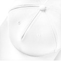 Casquette style rappeur 5 panneaux en coton brossé