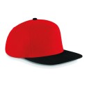 Casquette style rappeur avec visière contrastée