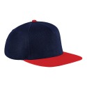 Casquette style rappeur avec visière contrastée