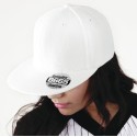Casquette style rappeur à visière plate