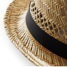 Chapeau de paille d'été type Borsalino, fait à la main pas cher