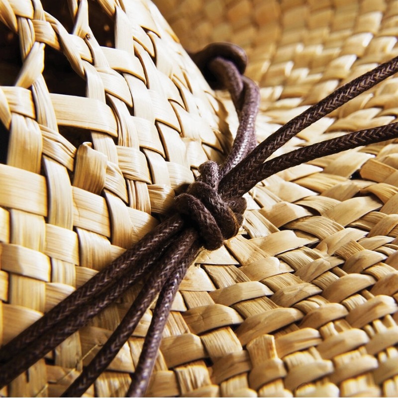 Chapeau de cowboy en paille naturelle