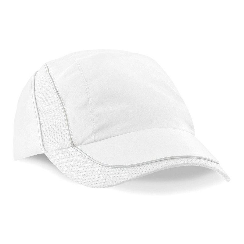 Casquette panneau filet ventilé et bandes réfléchissantes