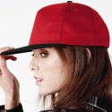 Casquette enfant snapback 5 panneaux à visière plate