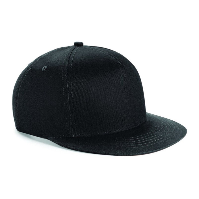 Casquette enfant snapback 5 panneaux à visière plate