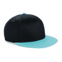 Casquette enfant snapback 5 panneaux à visière plate
