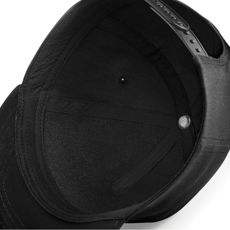 Casquette enfant snapback 5 panneaux à visière plate