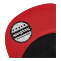 Casquette enfant snapback 5 panneaux à visière plate