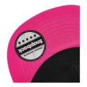 Casquette enfant snapback 5 panneaux à visière plate