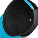 Casquette enfant snapback 5 panneaux à visière plate