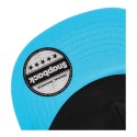 Casquette enfant snapback 5 panneaux à visière plate