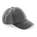 Casquette vintage profil bas 6 panneaux en coton délavé