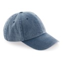 Casquette vintage profil Bas 6 panneaux en coton délavé