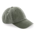 Casquette vintage profil Bas 6 panneaux en coton délavé