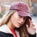 Casquette vintage profil Bas 6 panneaux en coton délavé