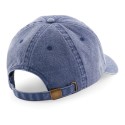 Casquette vintage profil Bas 6 panneaux en coton délavé