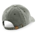 Casquette vintage profil Bas 6 panneaux en coton délavé