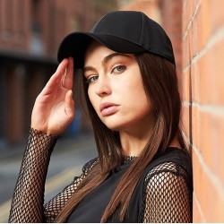Casquette texturée par le filet à 6 panneaux