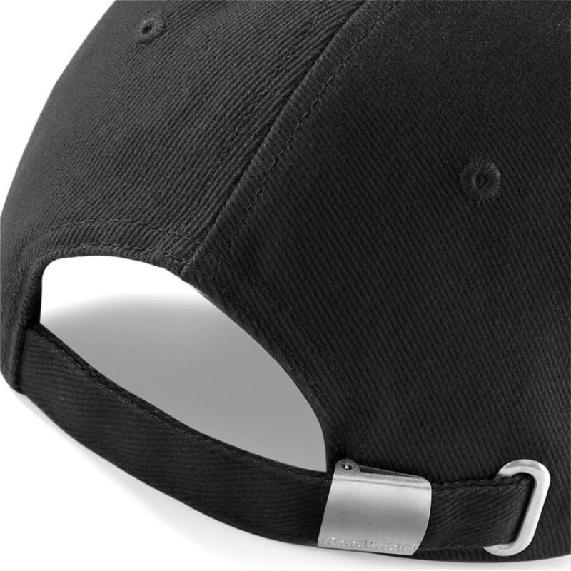 Casquette profil bas effet daim sur la visière, 100% coton lourd