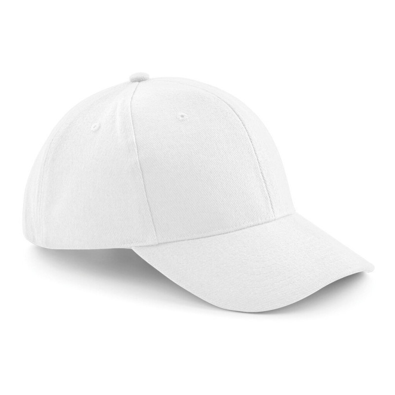 Casquette pro-style 6 panels en coton brossé lourd