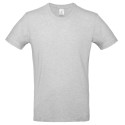 T-shirt homme coton épais col rond, manches courtes, 185 g/m²