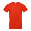 T-shirt homme coton épais col rond, manches courtes, 185 g/m²