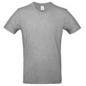 T-shirt homme coton épais col rond, manches courtes, 185 g/m²