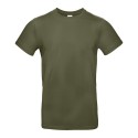 T-shirt homme coton épais col rond, manches courtes, 185 g/m²