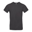 T-shirt homme coton épais col rond, manches courtes, 185 g/m²