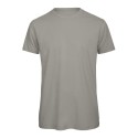 T-shirt homme col rond sans étiquette, coton bio ringspun, 140 g/m²