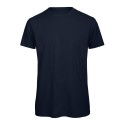 T-shirt homme col rond sans étiquette, coton bio ringspun, 140 g/m²