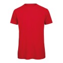 T-shirt homme col rond sans étiquette, coton bio ringspun, 140 g/m²