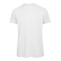 T-shirt homme col rond sans étiquette, coton bio ringspun, 140 g/m²